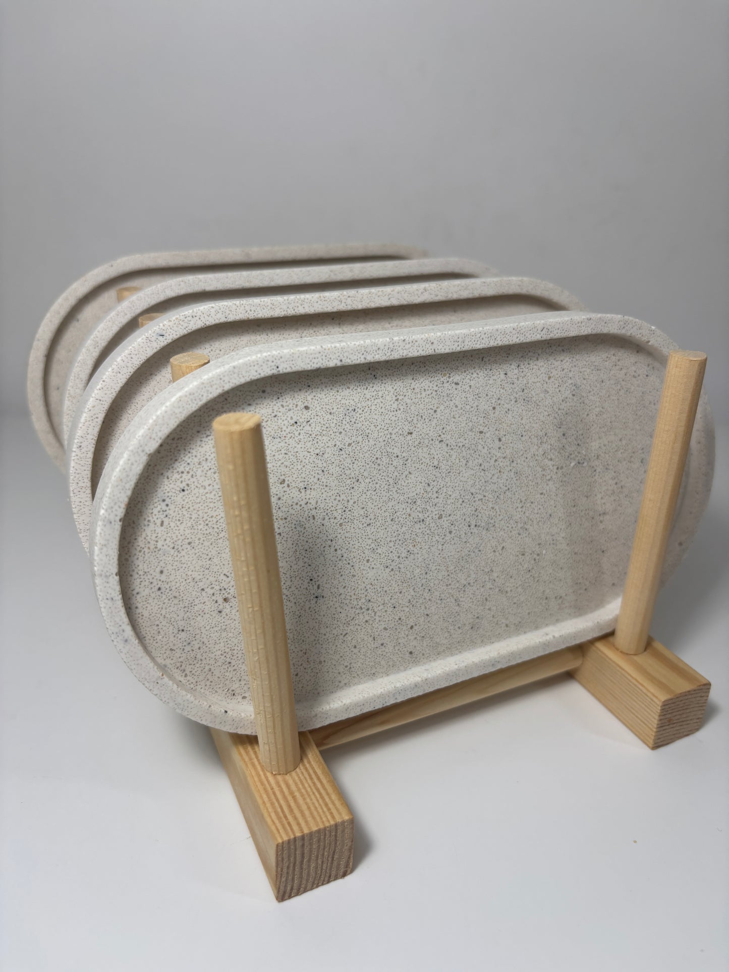 Plateau ovale S Moucheté -40%