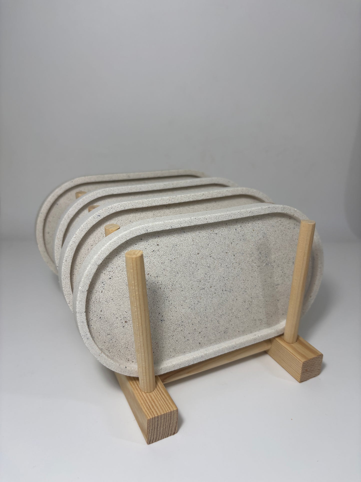 Plateau ovale S Moucheté -40%